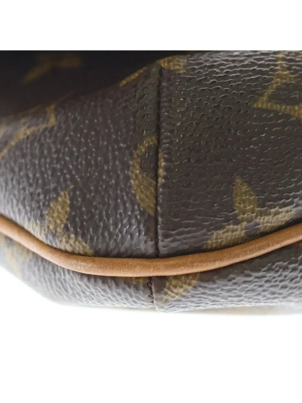 Louis Vuitton Monogram Musette Tango Shoulder Bag Brown Leather Gold
